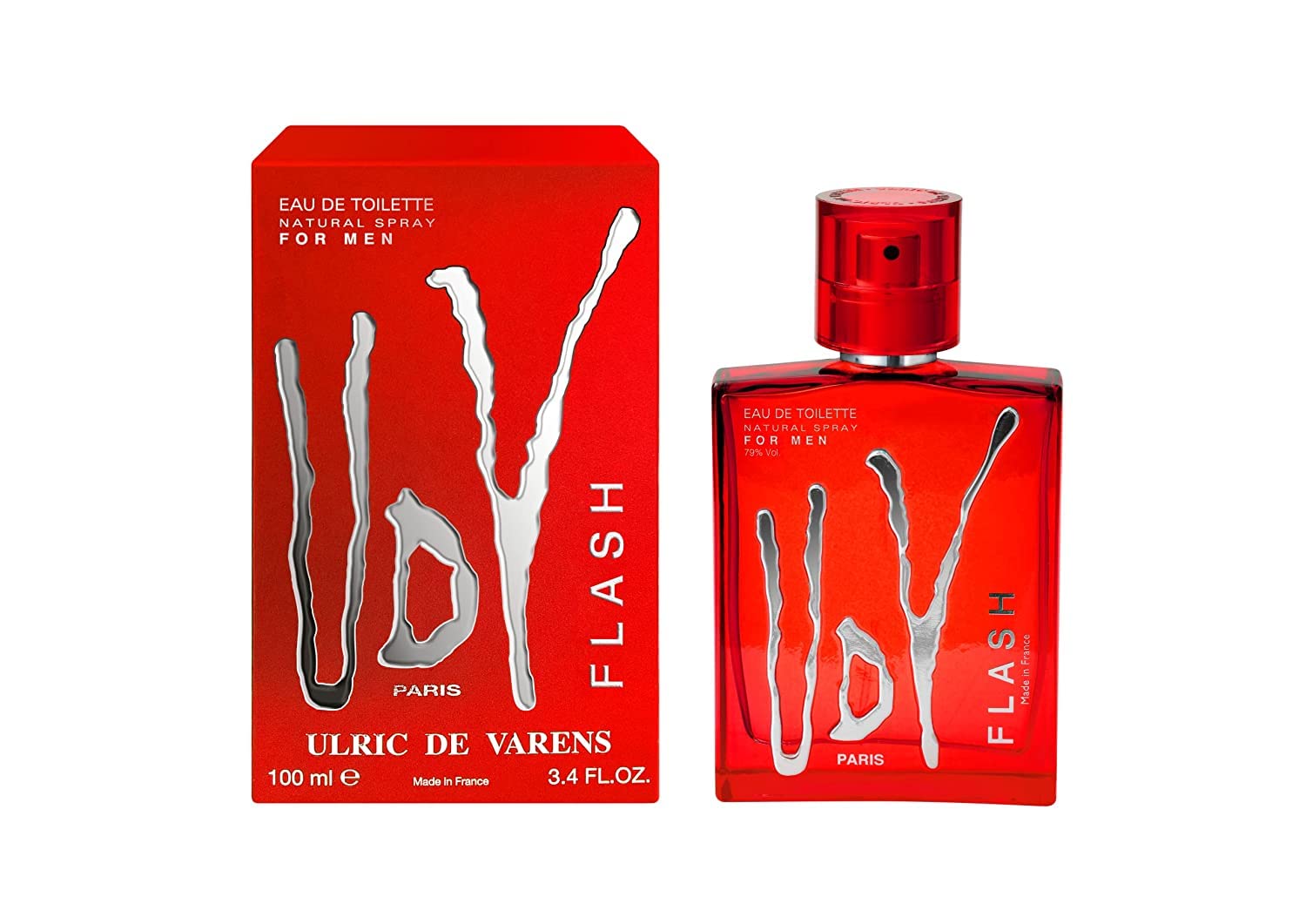 ULRIC DE VARENS Flash Eau de Toilette Natural Spray for Men